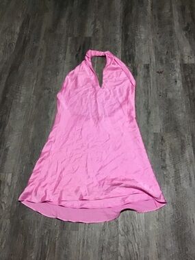Show Me Your MuMu Bubblegum Pink Halter Mini Dress